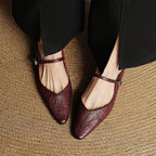 Mules Nally En Cuir Végétal