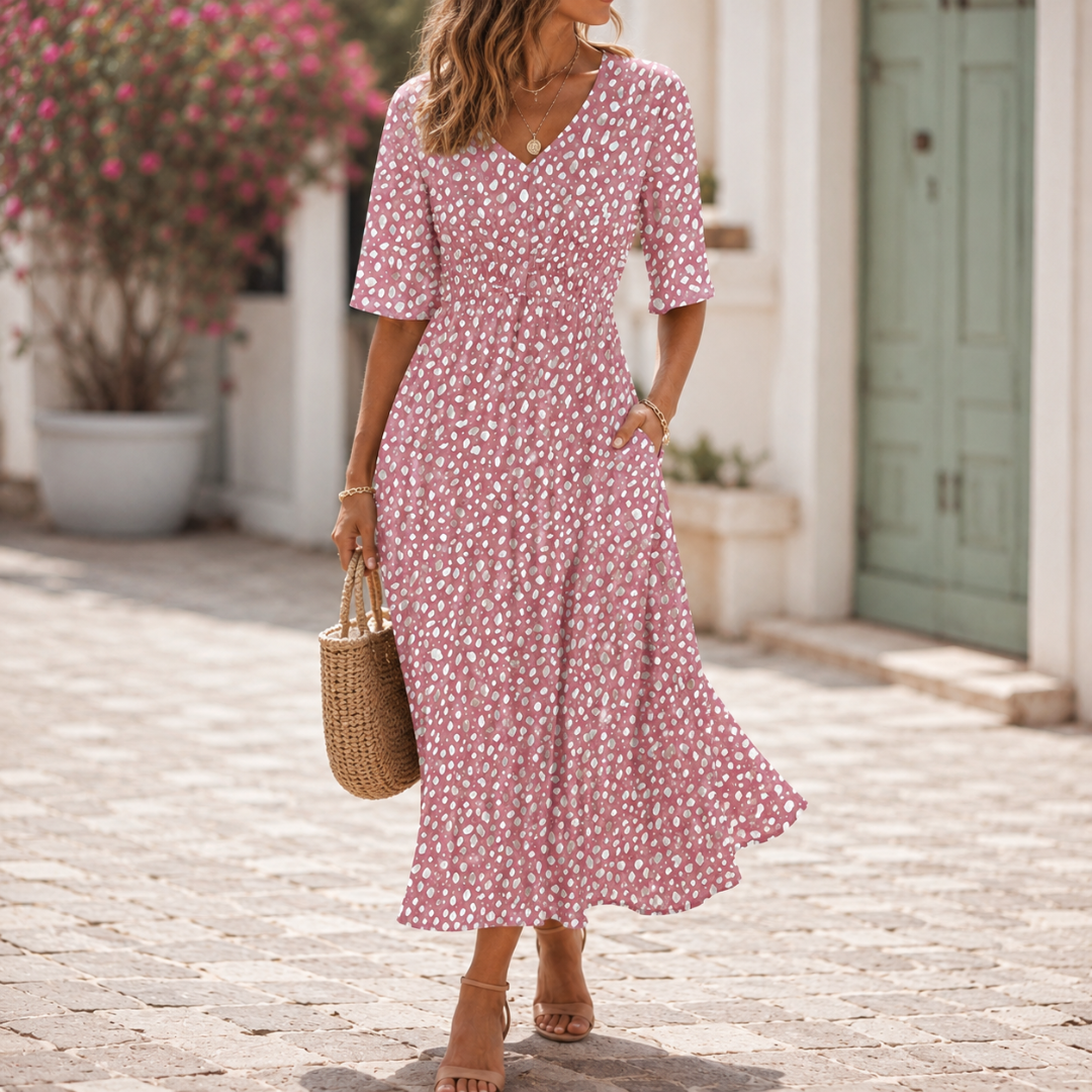 Robe Rozy Avec Cache-Ventre