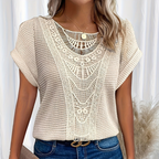 Pull Élégant En Dentelle