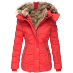 Manteau Elysia En Fourrure Décontracté Avec Capuche