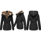 Manteau Elysia En Fourrure Décontracté Avec Capuche