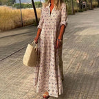 Robe Boho Légère En Col V