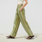 Pantalon Tissé "Azura 70s" Ultra Confortable