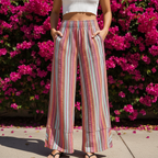 Pantalon Tissé "Azura 70s" Ultra Confortable