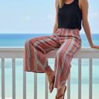 Pantalon Tissé "Azura 70s" Ultra Confortable