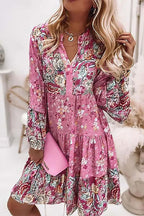 Robe Auckland Bohème Manches Longues