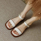 Sandales À Talon Klarina En Cuir