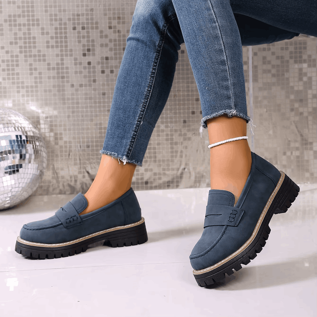 Mira™ – Mocassini con Plateau Stile College