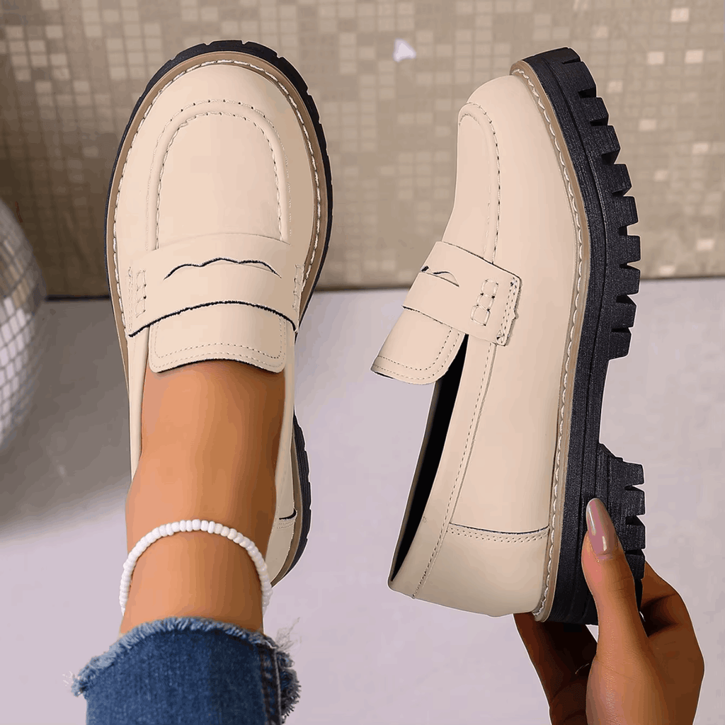 Mira™ – Mocassini con Plateau Stile College