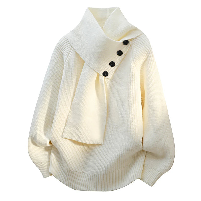 Pull Victoria À Col-Écharpe