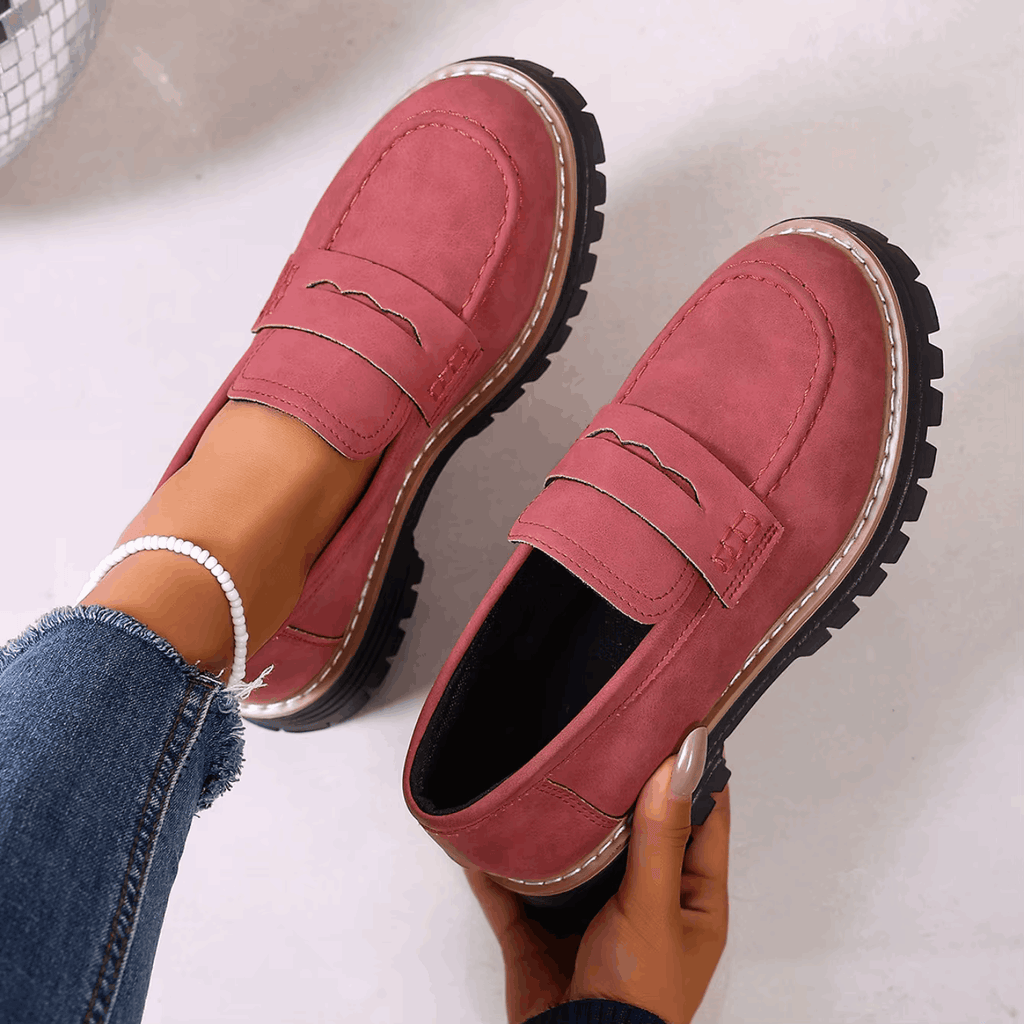 Mira™ – Mocassini con Plateau Stile College