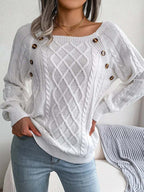 Pull Baritz En Maille Torsadée