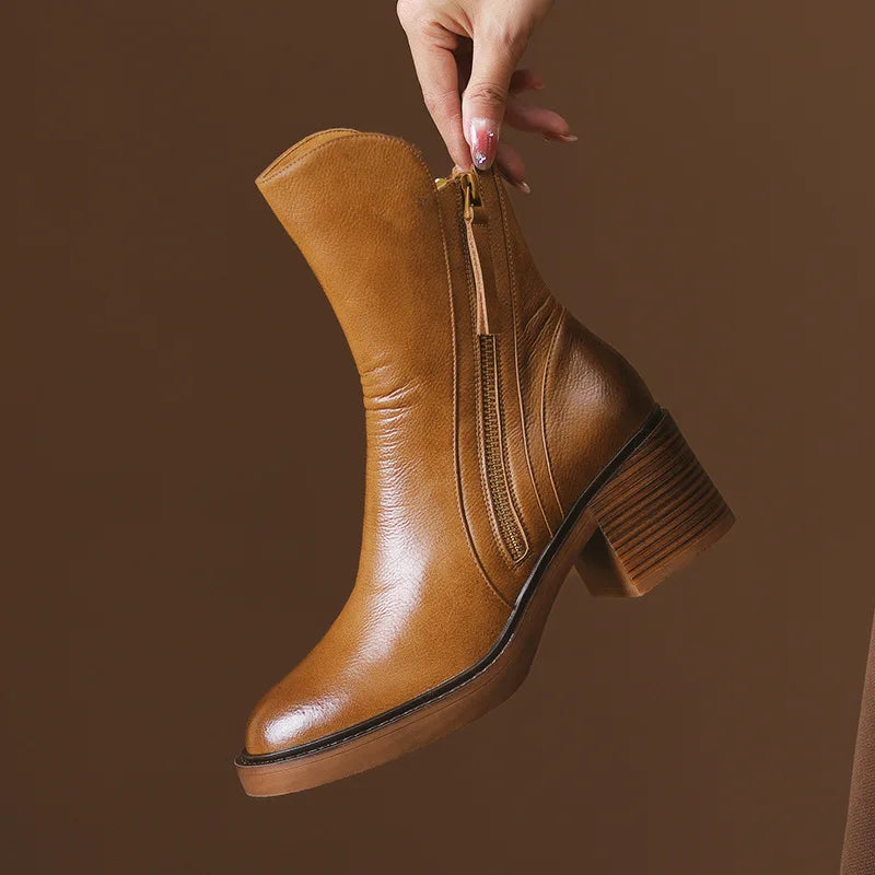 Bottines Alyra En Cuir