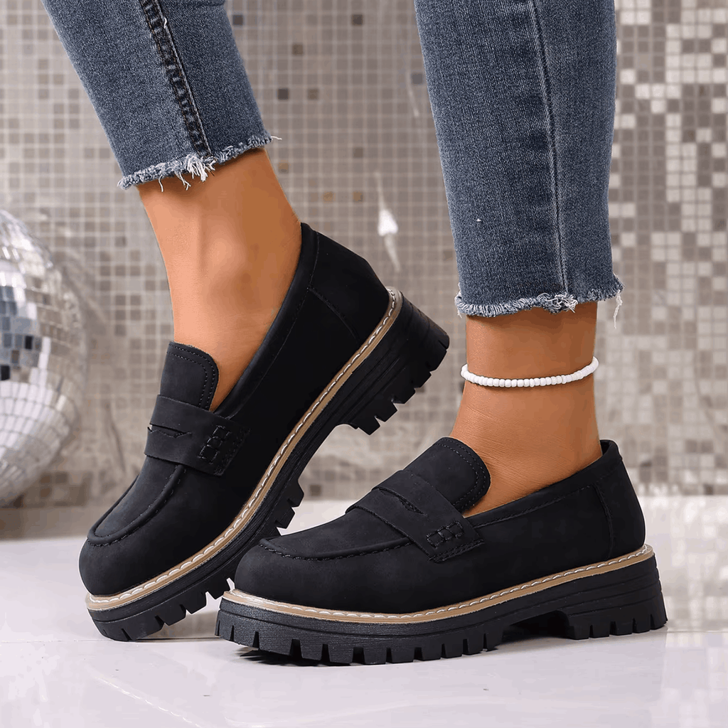 Mira™ – Mocassini con Plateau Stile College