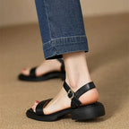 Sandales À Talon Klarina En Cuir