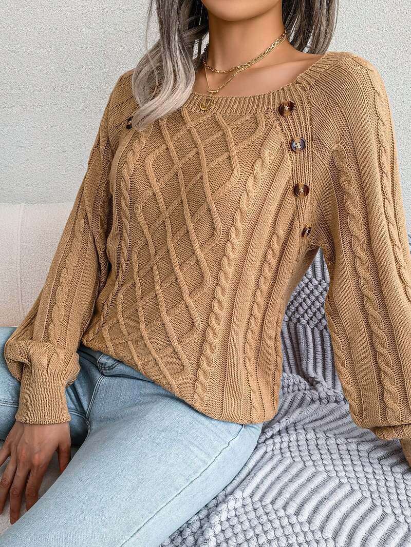 Pull Baritz En Maille Torsadée