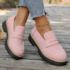 Mira™ – Mocassini con Plateau Stile College