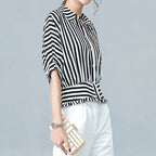Chemise Top Style Italien À Rayures