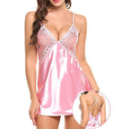Nuisette De Nuit Lumineuses En Satin