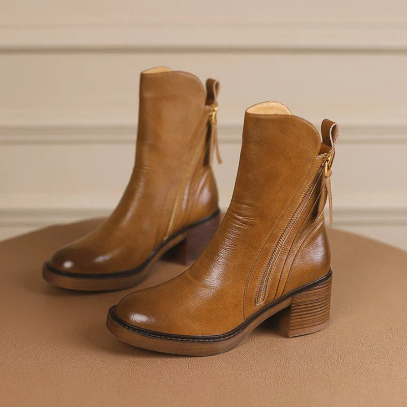 Bottines Alyra En Cuir