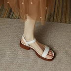Sandales À Talon Klarina En Cuir