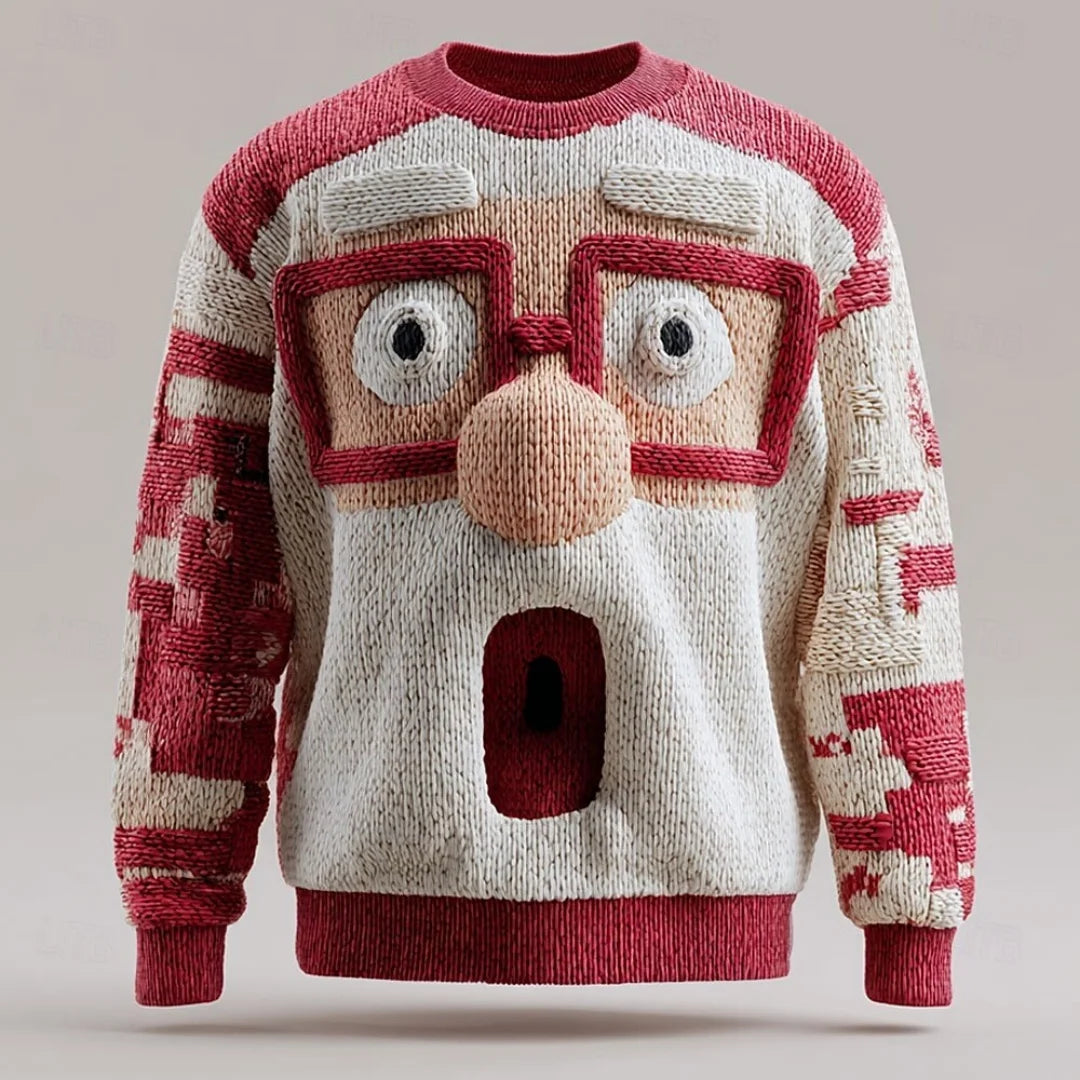 Pull Père Noël En Tricot (UNISEX)