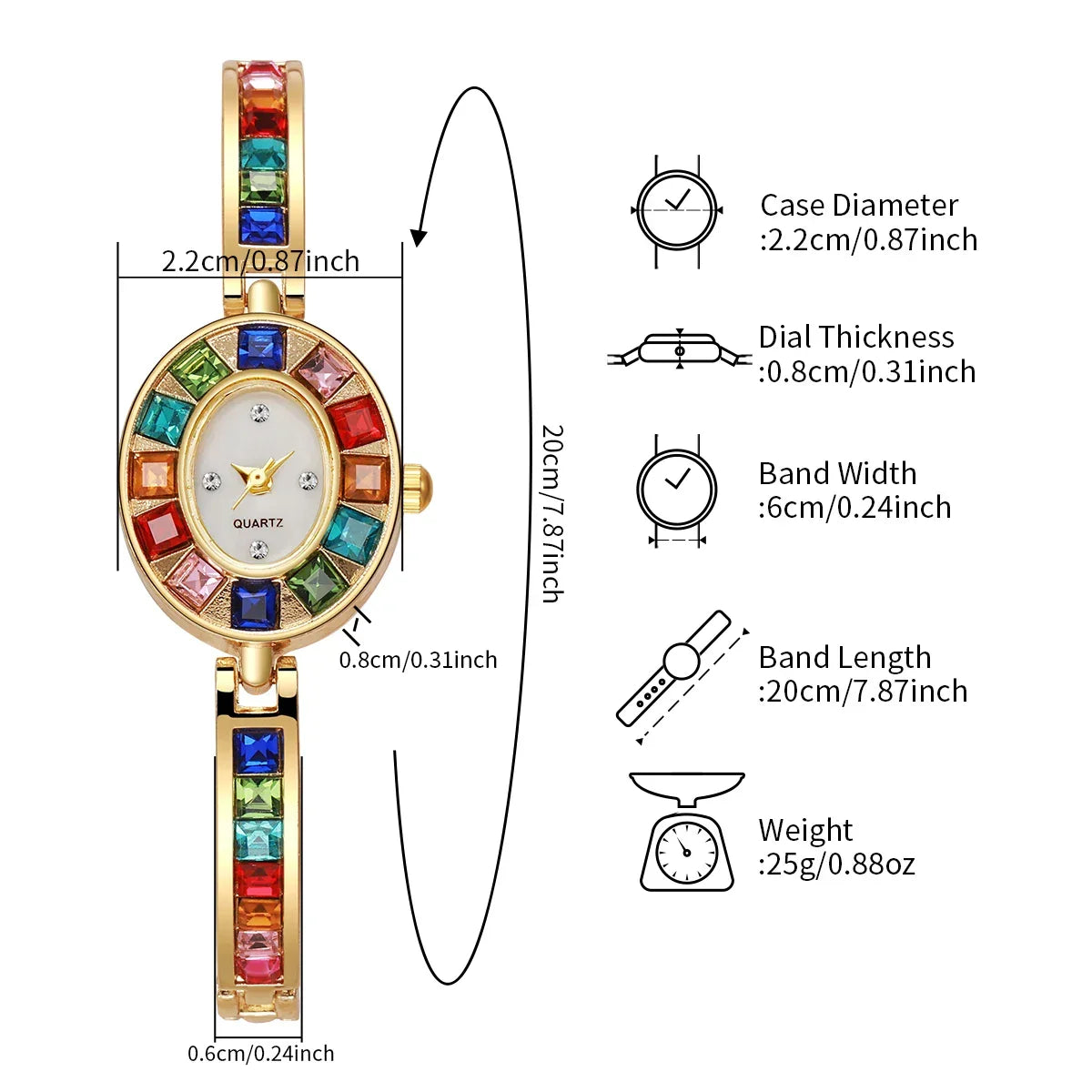 Montre Loana En Pierres Précieuses