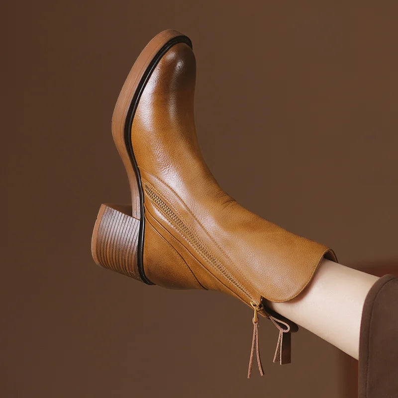 Bottines Alyra En Cuir