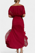 Robe Marissa Longue À Fleurs & Col En V