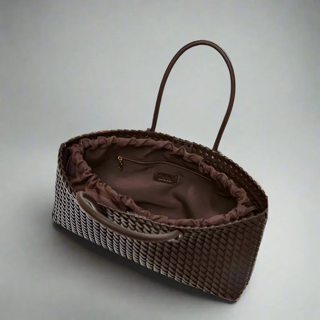 Sac À Main Danni En Cuir Tressé