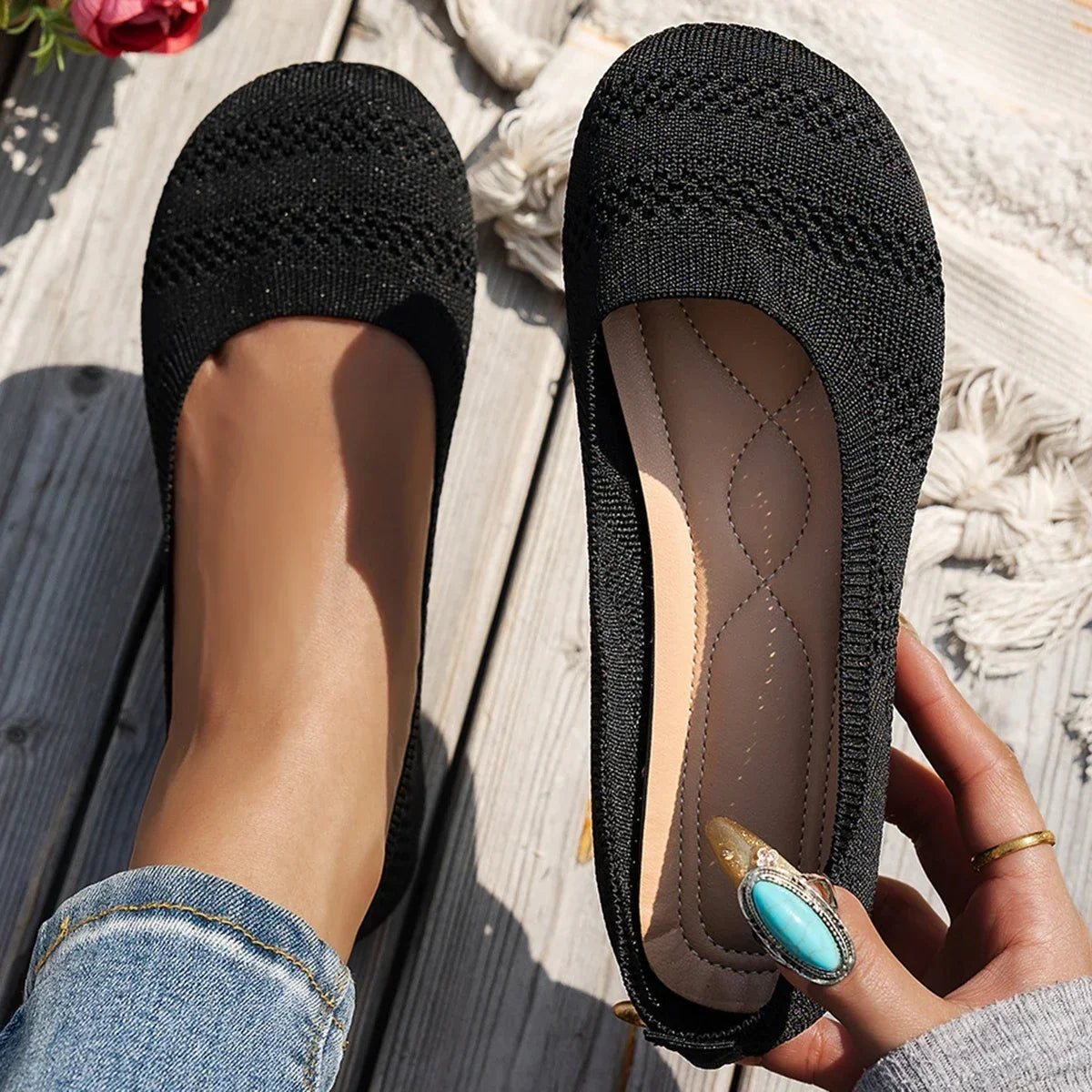 Clara™ – Sneakers ortopediche in tessuto morbido
