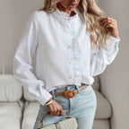 Chemise Ivoria À Bordures Volantées