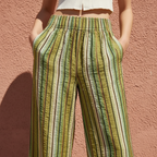 Pantalon Tissé "Azura 70s" Ultra Confortable