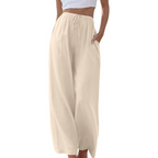 Pantalon Adele Décontractée En coton & Lin