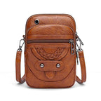Sac à Bandoulière Vintage En Cuir