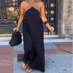 Robe Élégante Dos Nu Avec Encolure Croisée