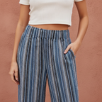 Pantalon Tissé "Azura 70s" Ultra Confortable