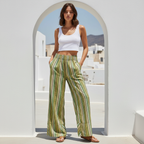 Pantalon Tissé "Azura 70s" Ultra Confortable