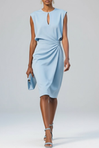 Robe Liza Mi-longue Drapée