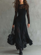 Robe Longue En Tulle Au Charme Éthéré