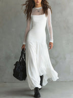 Robe Longue En Tulle Au Charme Éthéré