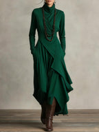 Robe Lausanne Longue À Col Roulé
