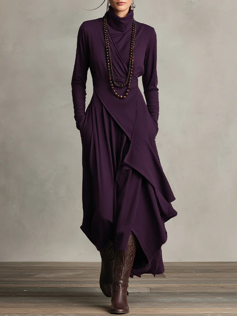 Robe Lausanne Longue À Col Roulé