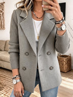 Blazer Élégant En Maille