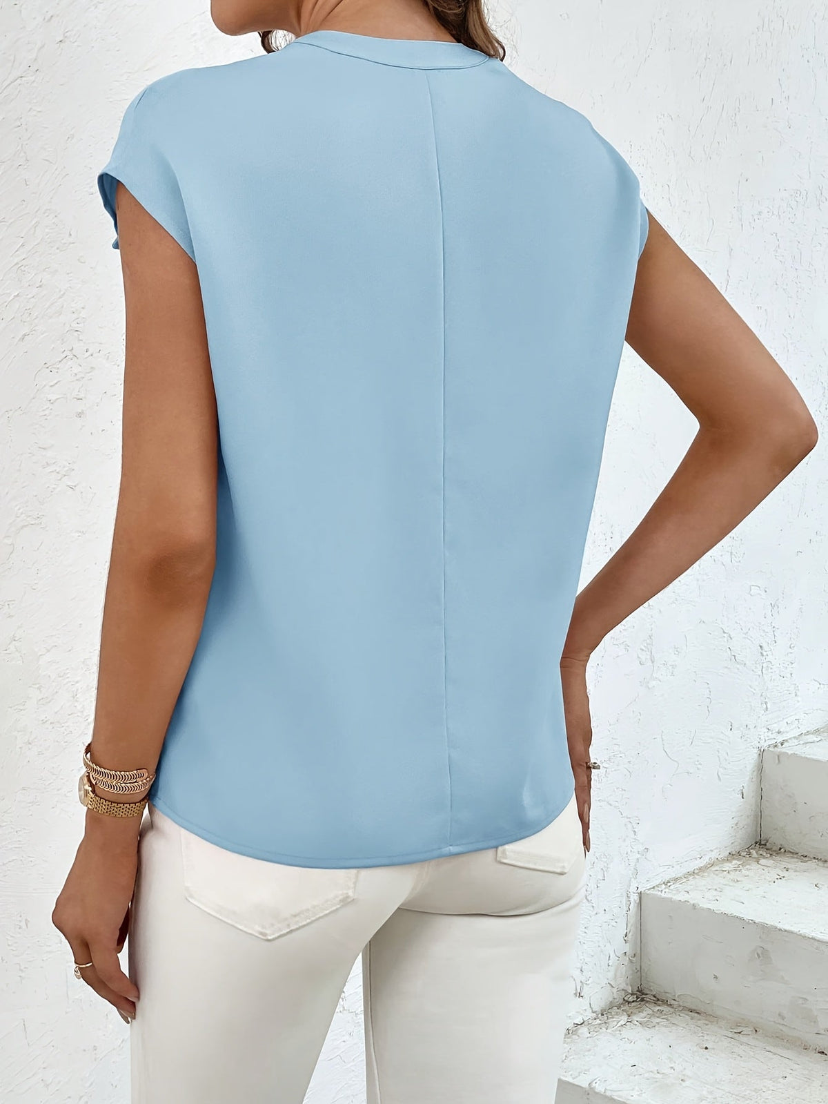 Chemise D'été À Manches Courtes Avec Poches