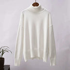 Pull Amélie Col Roulé Oversize En Coton