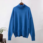 Pull Amélie Col Roulé Oversize En Coton