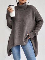 Pull Col Montant Élégant & Décontracté