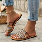 Sandales Hawar À Motif Bohème
