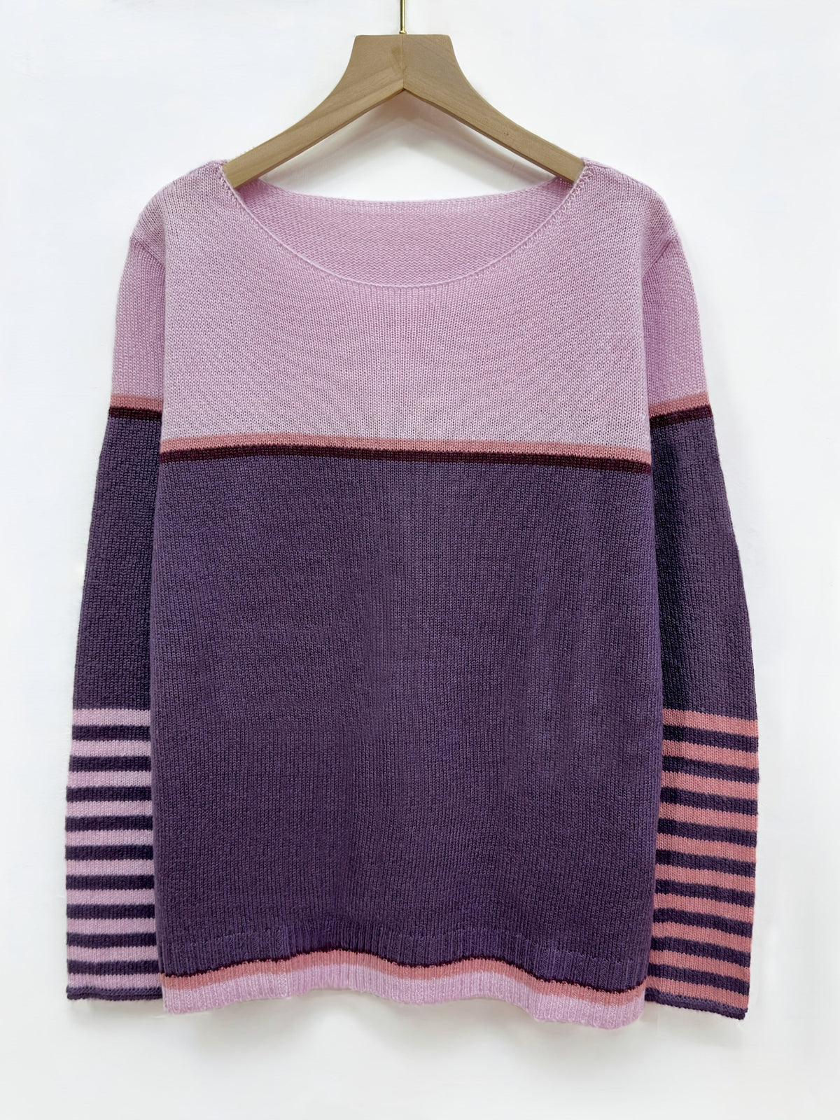 Pull Rayé En Cachemire